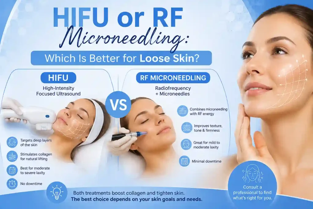 Lost the Weight but Not the Loose Skin? What You Should Know 2 HIFU or RF Microneedling: Which Is Better for Loose Skin Dartford?
